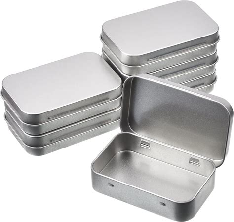 metal boxes with lids for storage|rectangular metal containers with lids.